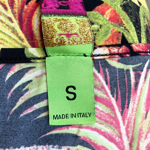 Save the Queen made in Italy Beautiful multicolor Poly Spandex Tunic Top S - Picture 13 of 16